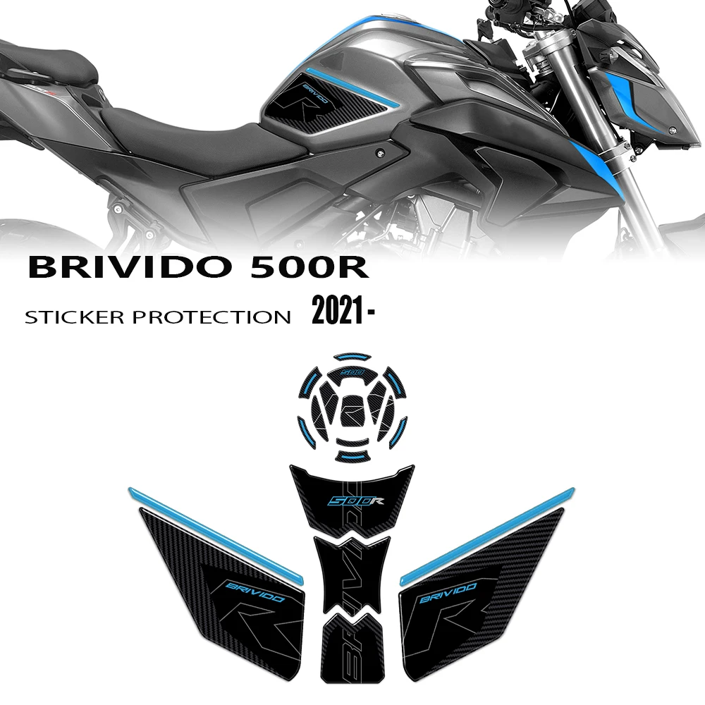 

Motorcycle Accessories Stickers Anti Slip Fuel Tank Decal For Voge Brivido 500R Protection Decoration Kit 2021-2024