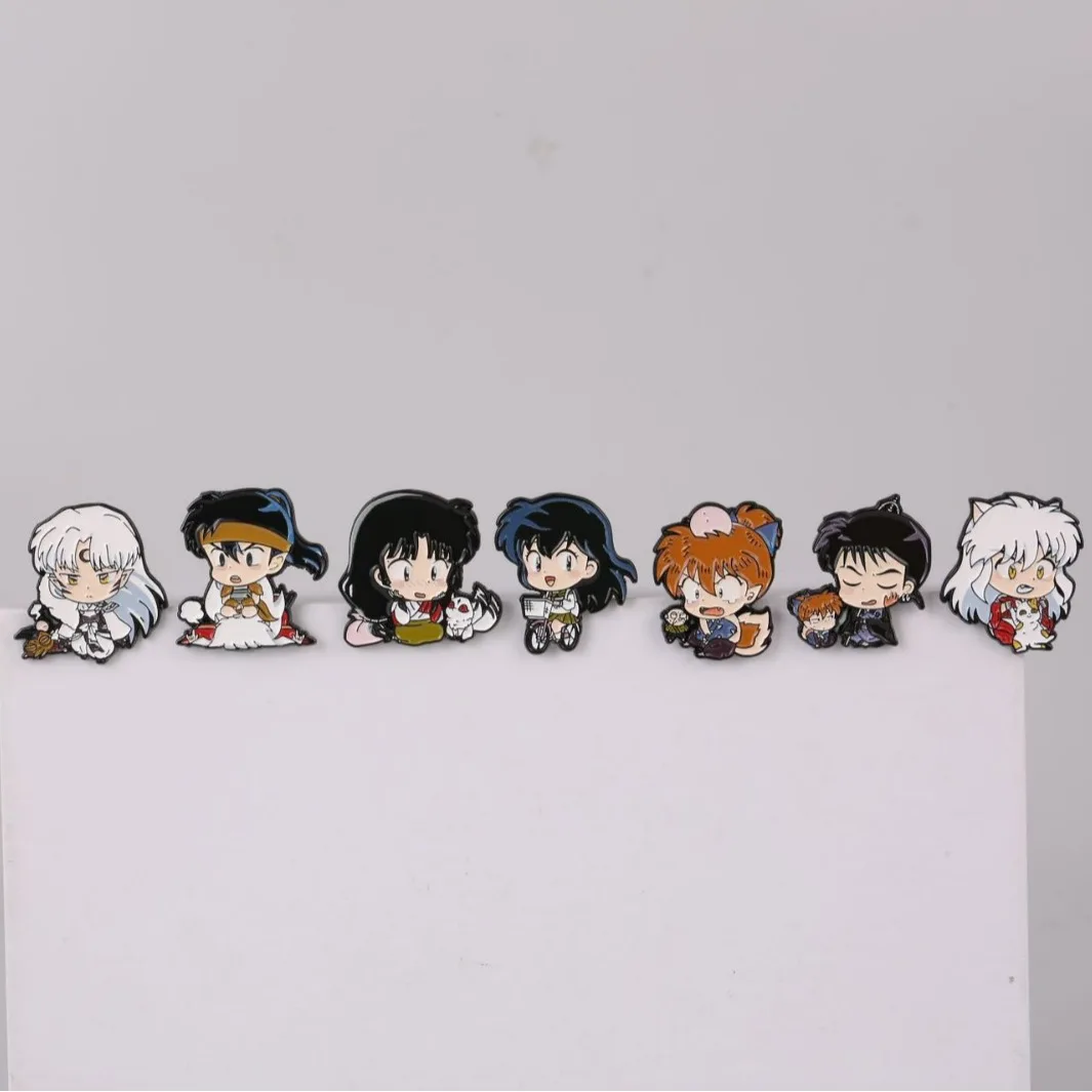 Japanese Anime Enamel Pins Manga Brooches for Women Men Lapel Pin Cartoon Metal Badge Collar Jewelry Fans Friends Gifts image 5