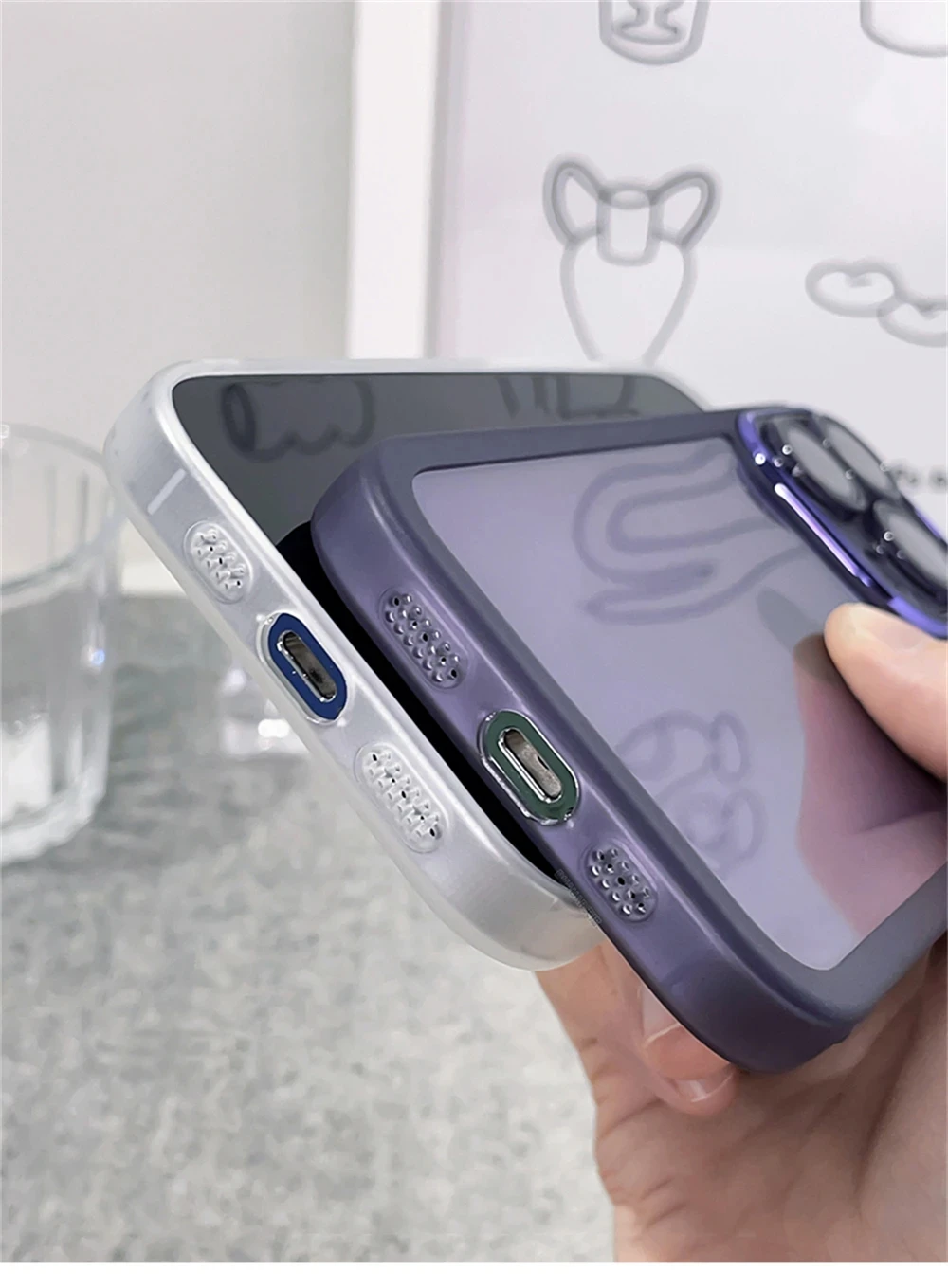 With Lens Protection Phone Transparent Case For iPhone 11 12 13 14 15 16Pro Max 15Plus Anti-slip Soft Silicone Clear Cover image 6