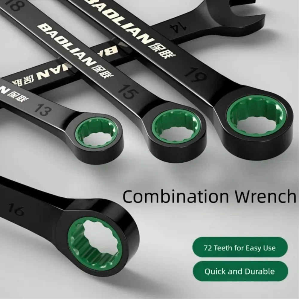 

Universal 6-19MM Combination Wrench Open-end Dual-purpose Ratchet Spanner Manual Spanners Car Repair Tool