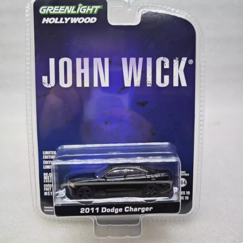 

GreenLight 1:64 2011 Dodge's Charger SXT Varnish & Green Machine Green Wheel Alloy Car Model Holiday Gifts Toys