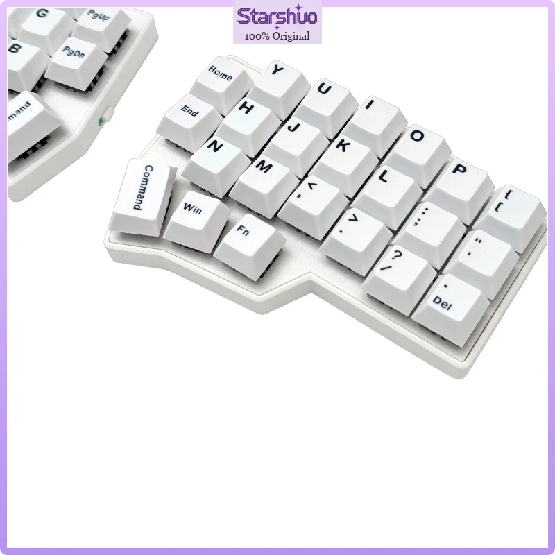 Corne V4 Wireless Split Keyboard 2.4G Single Mode Vial Supported 3 Adjustable Tilt Feet Ergonomic Mechanical Keypad Programmer