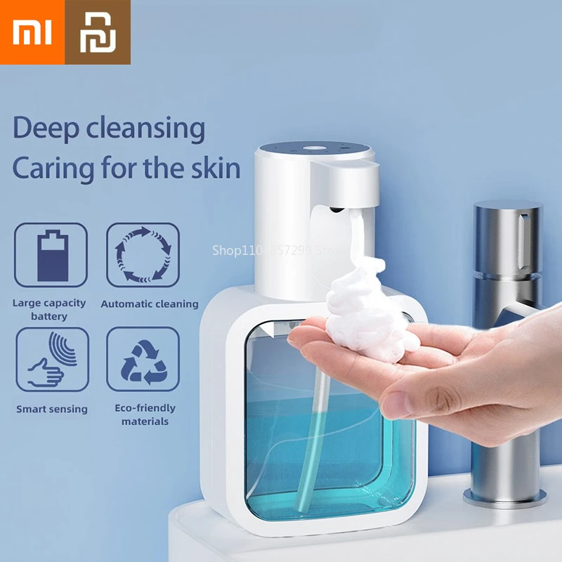 Дозатор мыла Xiaomi Youpin, автоматический сенсорный дозатор пенного мыла, бесконтактный перезаряжаемый, регулируемый для кухни, ванной комнаты, подарок Mi