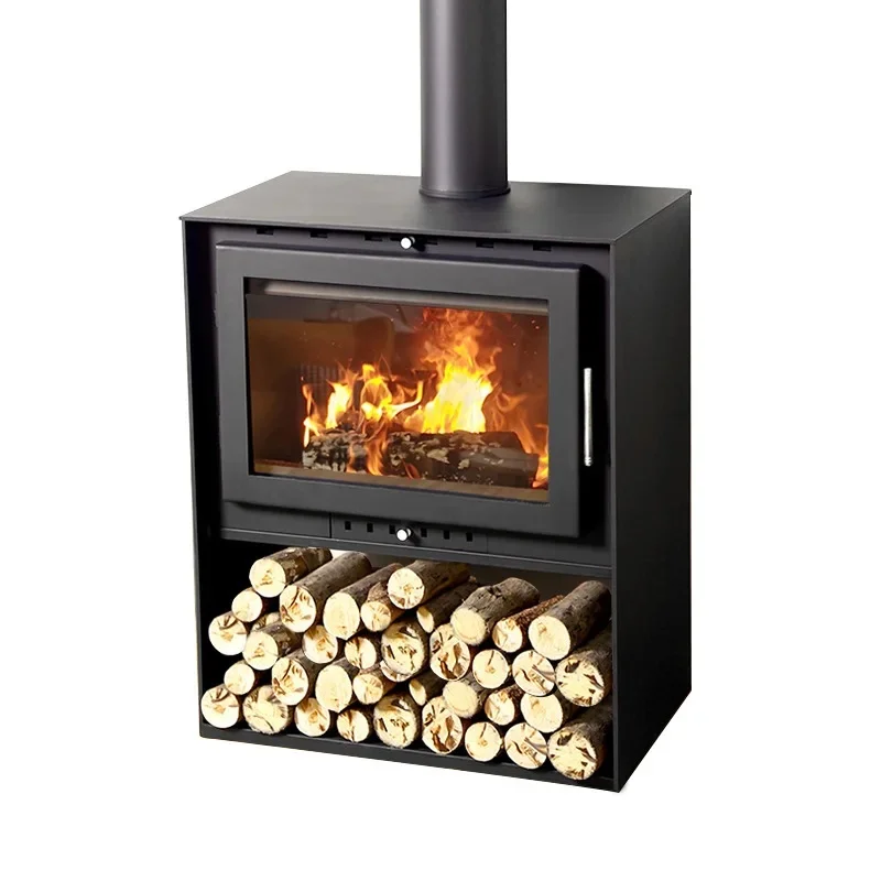 Modern Steel Factory-Home & Commercial Wood-Burning Fireplaces with Authentic Flame