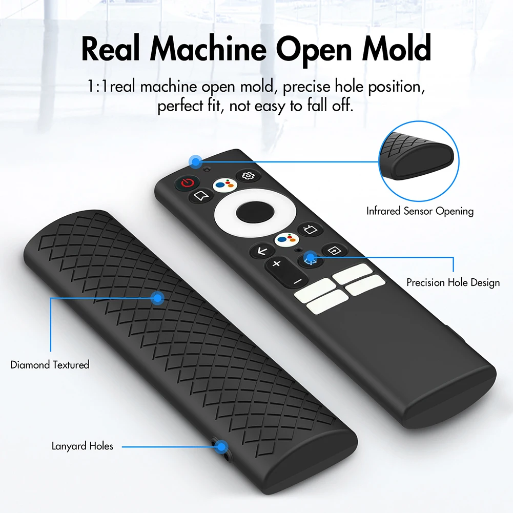 سيليكون التلفزيون غطاء تحكم عن بعد ل Skyworth TC9012 55Q20 البعيد الغطاء الواقي المضادة للانزلاق التلفزيون حافظة لجهاز التحكم عن بعد كم