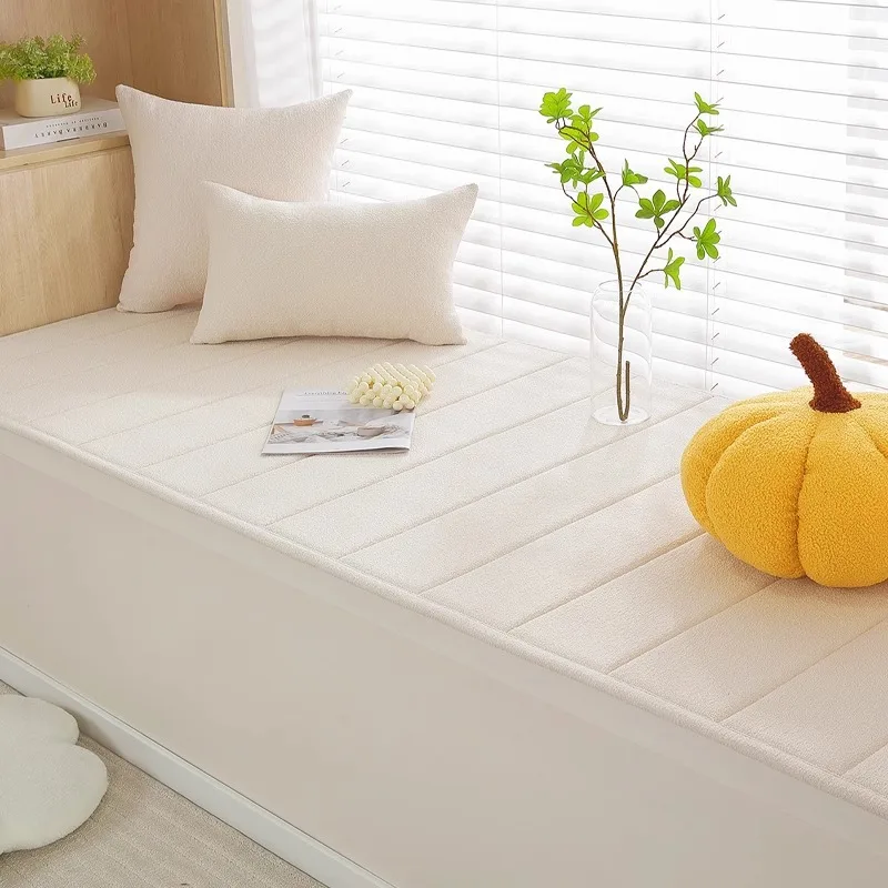 

Bay window cushion, universal light luxury in all seasons, high-end balcony, bedroom renovation, window sill, striped sponge