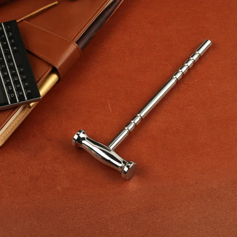 316 Stainless Steel Hammer CNC One Piece Molding Solid Fine Polishing Massage Hammer Head Removable