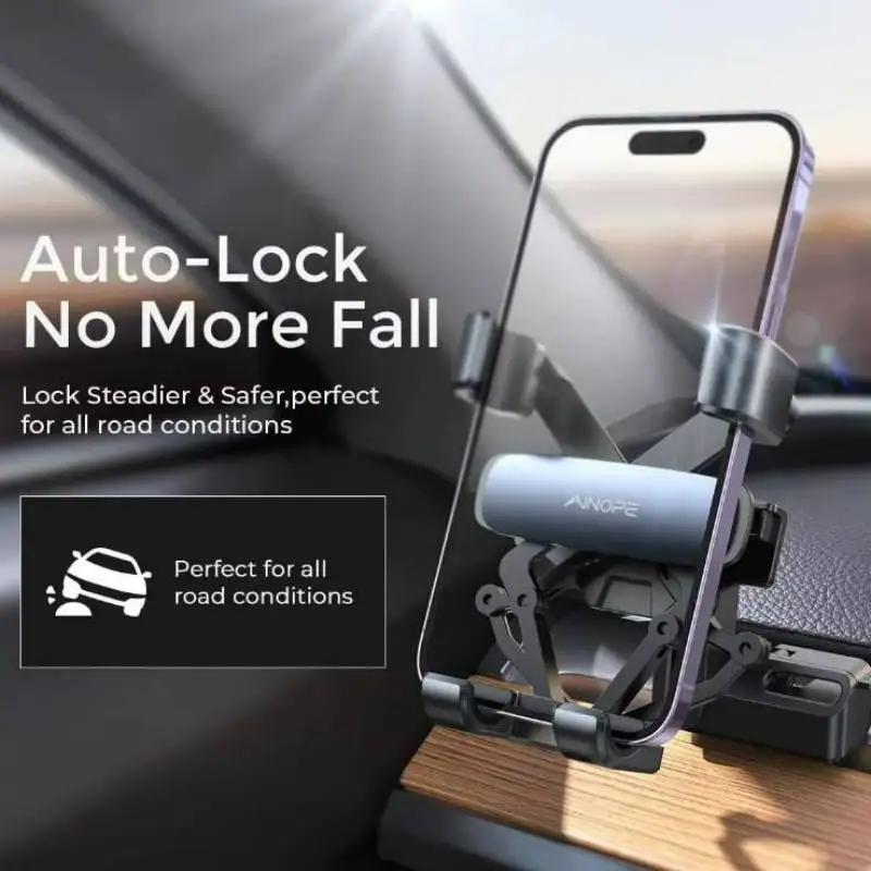 

AINOPE for Tesla Phone Mount Holder, Tesla Model 3 Y Phone Mount Holder Car Accessories Fits for All iPhone & Android Phones