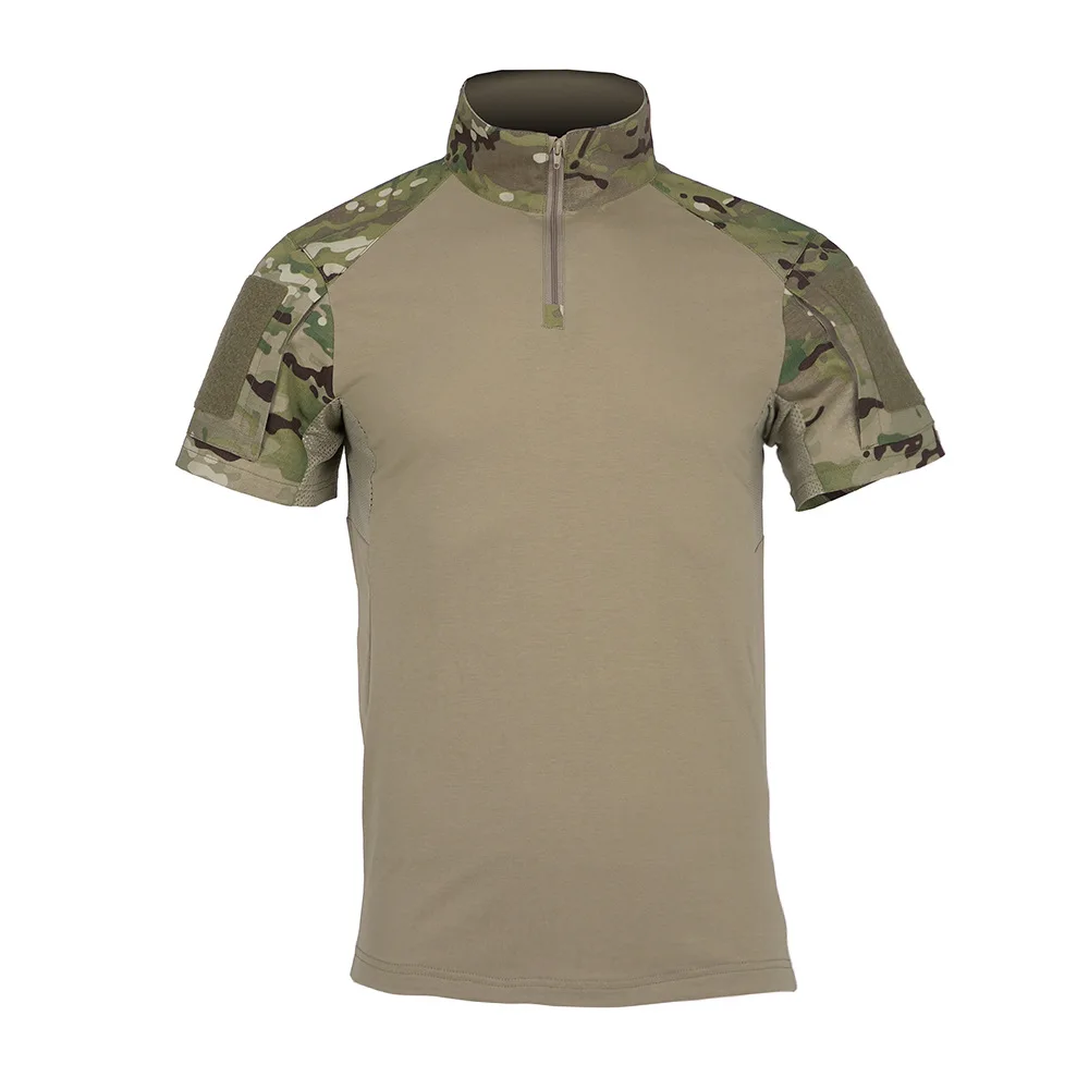 

Hunting Coats & Jackets For Man 2024 New Summer Camouflage Short Sleeve GEN4 Frog Suit CP Knit Tactical Shirt Wholesale High