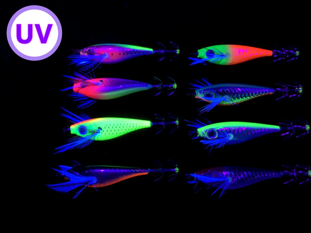 55mm 5,3g UV Horizontal Tintenfisch Jig Leuchtende Meer Angeln Zubehör Künstliche Köder Octopus Köder – Detail 17