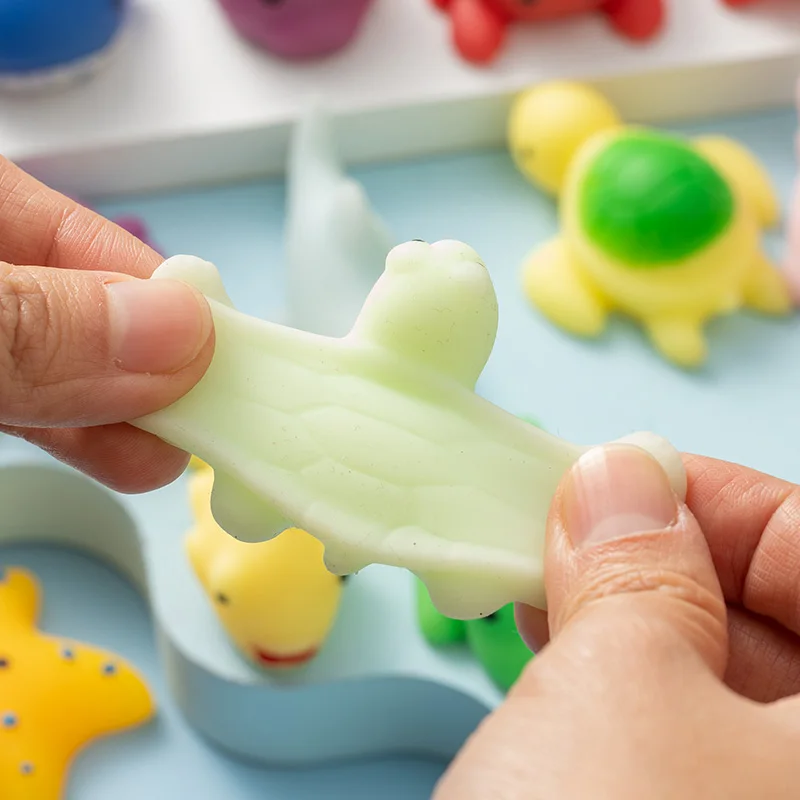 ของเล่นบีบโมจิรูปเต่าทะเล โลมา วาฬ การ์ตูน ปลาดาว ของเล่นบีบคลายเครียด ของเล่นสัมผัส ของชำร่วยงานปาร์ตี้ ของขวัญสำหรับเด็ก