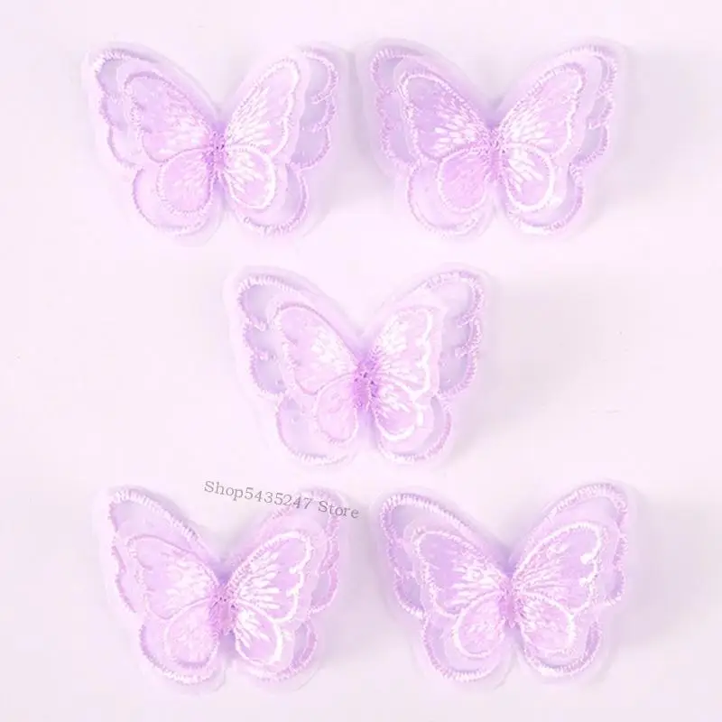 10 piezas bordado bordado apliques coser parches para costados vestidos vestir ropa decoración cabello accesorios