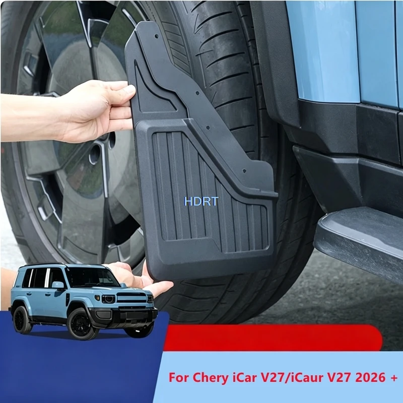 For Chery iCar V27/iCaur V27 2026 + Front Rear Wheel Mud Flap Car Fender Mudguard Splash Cover Protector Decoration Accessories