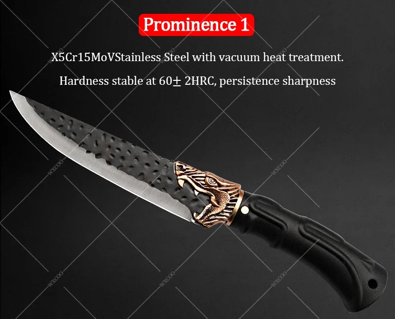 Forged Kitchen Chef Knife Set High Carbon Steel Meat Vegetables Slice Knives Professional Butcher Chop Bone Cleaver Boning Knife