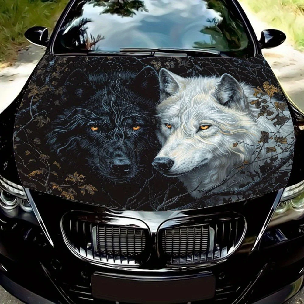 

Виниловые обертывания с рисунком капота «Черно-белый дуэт», теплоизоляция, защита от солнца, высокая прозрачность, устойчивость к царапинам и износу