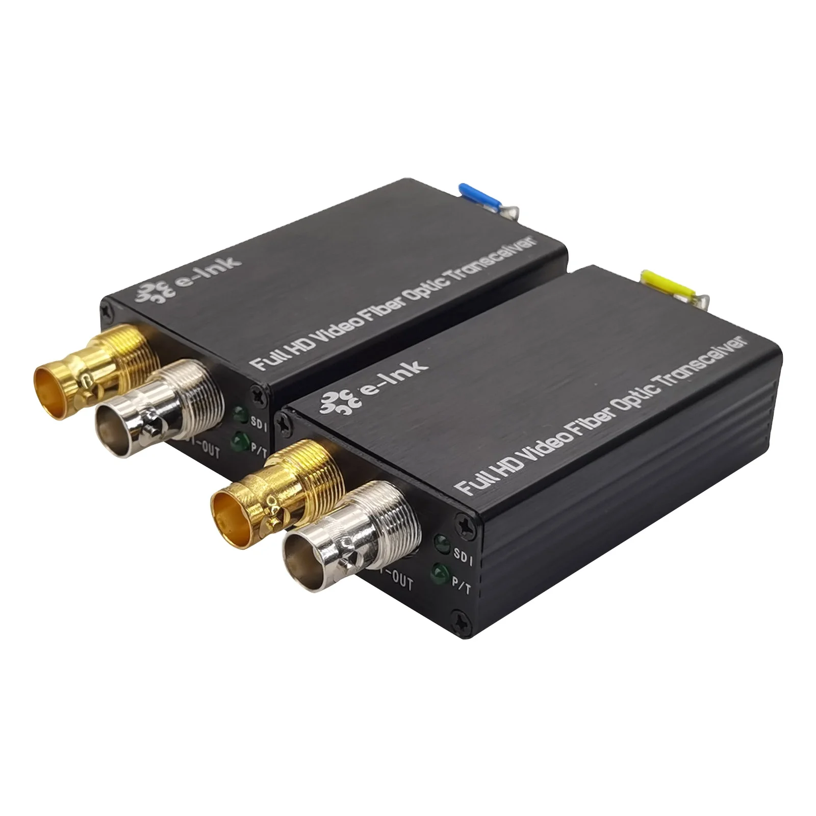 

3G-SDI Bi-directional Video Optical Fiber Mini Converter Extender Single Mode Fiber LC Connector 20KM