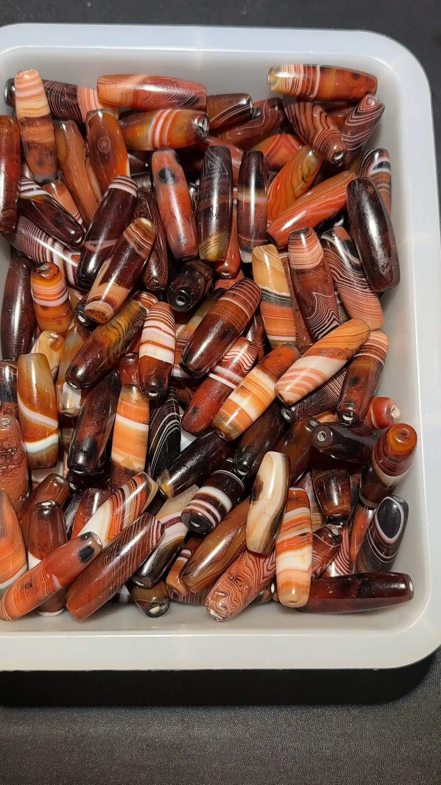 100pcs/lot 40*12mm Dreamy Filigree Bead Wrapped Silk Agate Zeolite Natural Agate Ji Collectible DIY Beads for Jewelry