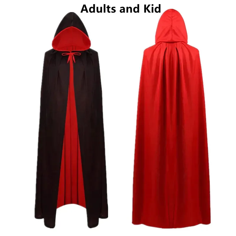 2025 yiyi preto luxo bruxa robe capa cosplay traje de halloween adulto crianças presente máscara