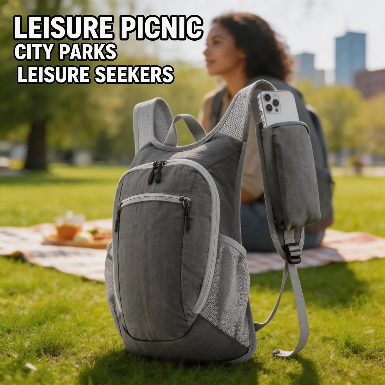 Classic Small Capacity One Day Lightweight Hiking Travel Backpack Foldable Storage With Storage Bag Practical Gift