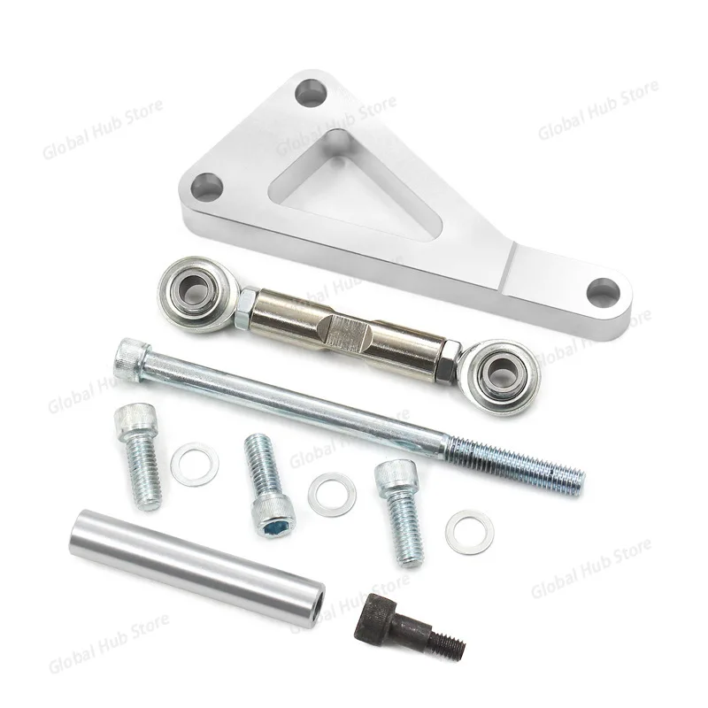 SBC Alternator Bracket - Long-Style Water Pump Aluminum Kit, Fits For Chevy SBC 350 Small-Block Engine