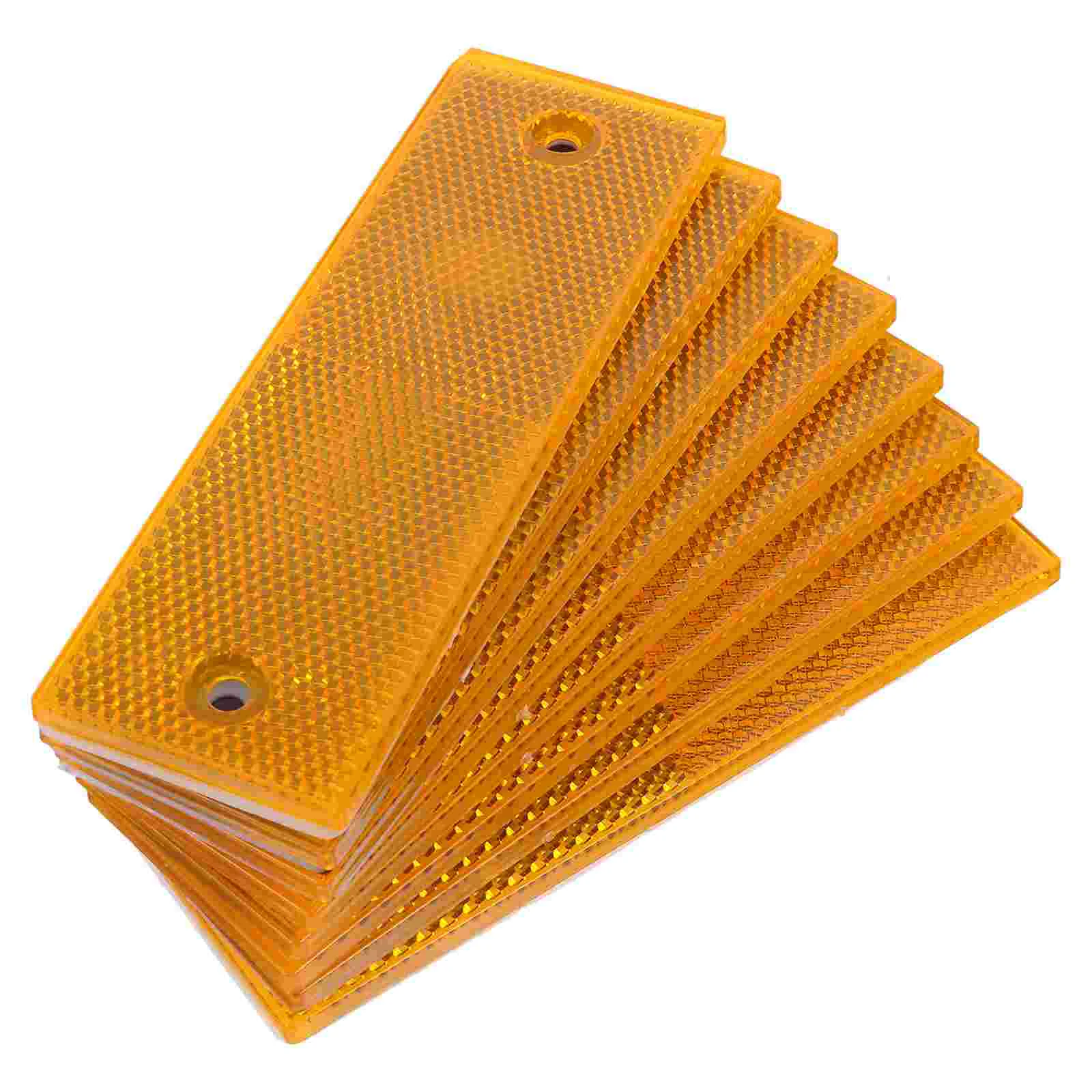 מכונית תא מטען פגוש סמררים מפלסטיק מחזירי בורג-על צלחת הוביל מדבקות כתומים