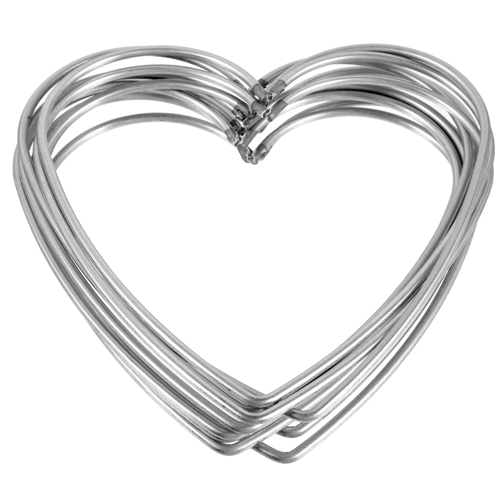 

10Pcs Heart Shape Metal Dreamcatcher Ring Sturdy Smooth Surface DIY Hand-Made Accessories Home Decor Dreamcatcher Ring