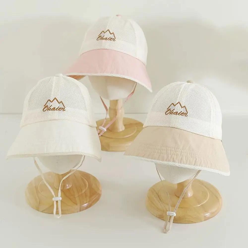 

Fashion Mesh Baseball Cap Adjustable Breathable Sun Hat Sun Protection Duck Tongue Cap Boys Girl
