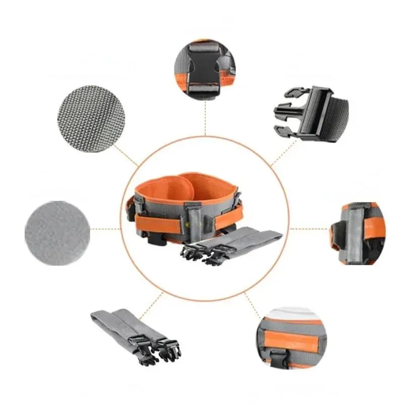 HANRIVERGait Belt For Transfer Walking with 7 Hand Grips and Quick-ReleaseBuckleTransferBelt Handles SafetyGaitPatientAssist