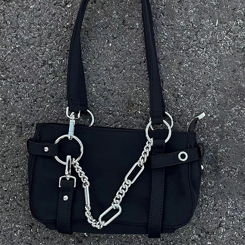 

Нишевая сумка, женская летняя новая японская популярная повседневная универсальная персонализированная цепочка на одно плечо, модная крутая сумка через плечо