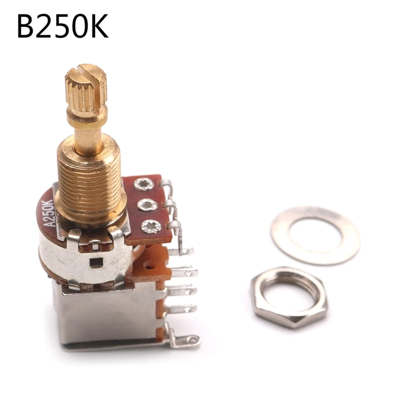 Guitar Knob A500K B500K A250K B250K Press Control Pot Potentiometer