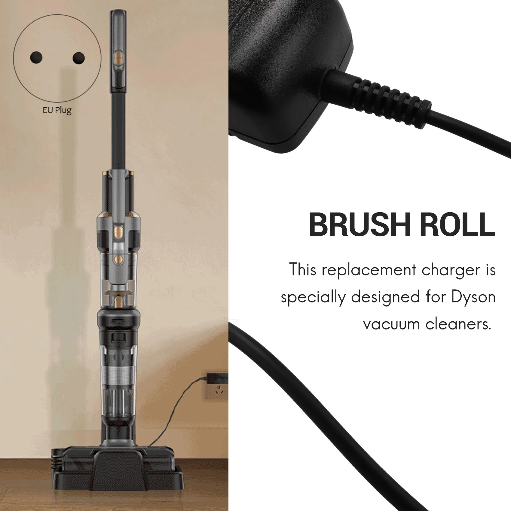 

Популярный адаптер для зарядки, адаптер для шнура Dyson V6 V7 V8, ручной вакуумный адаптер питания, зарядное устройство, вилка европейского стандарта