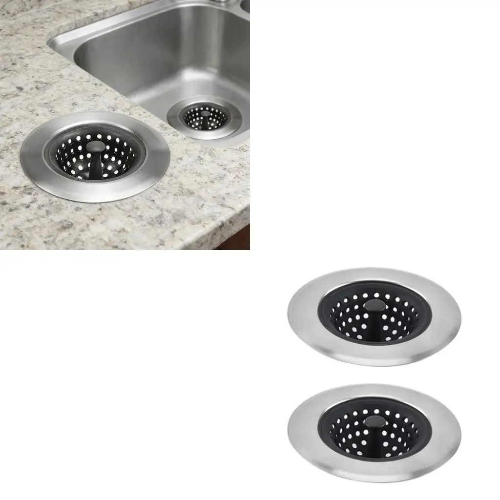 

Flexible Sink Strainer Basket Stainless Steel Sink Strainers for Easy Installati