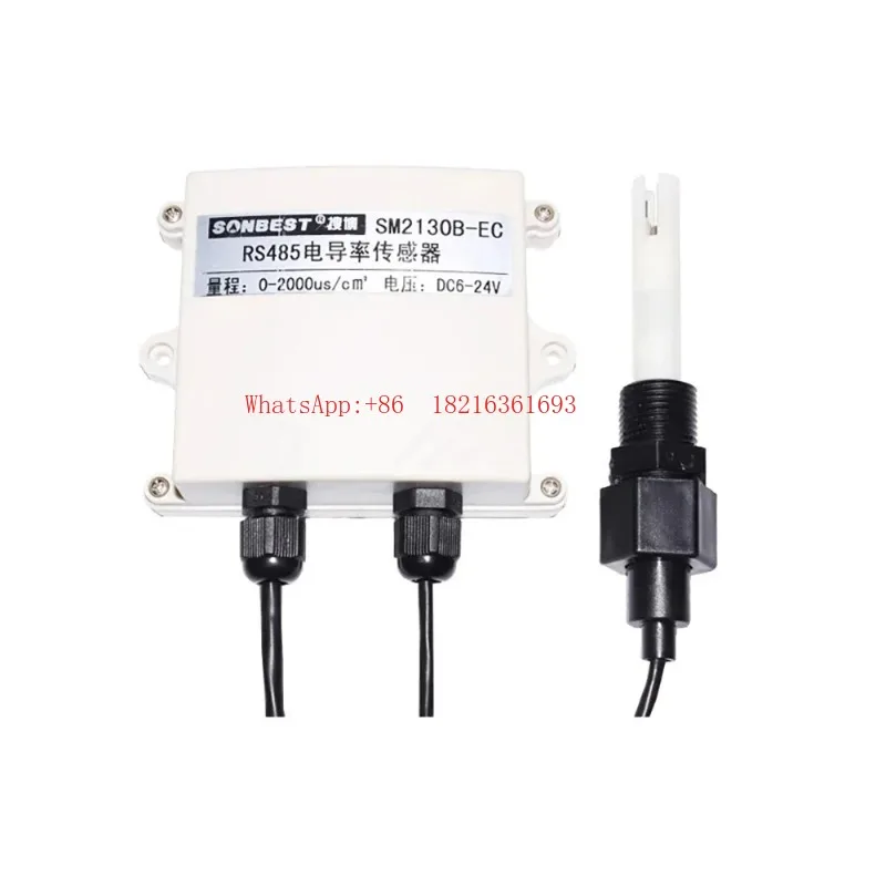 Limited Offer RS485 0-5V 4-20MA Conductivity Sensor High Precision Liquid Conductivity Transmitter EC Value Sensor Current Vol