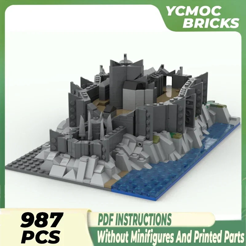 

Popular Movie Model Moc Building Bricks Dragonstone Castle Technology Modular Blocks Gifts Christmas Toys DIY Sets Assembly