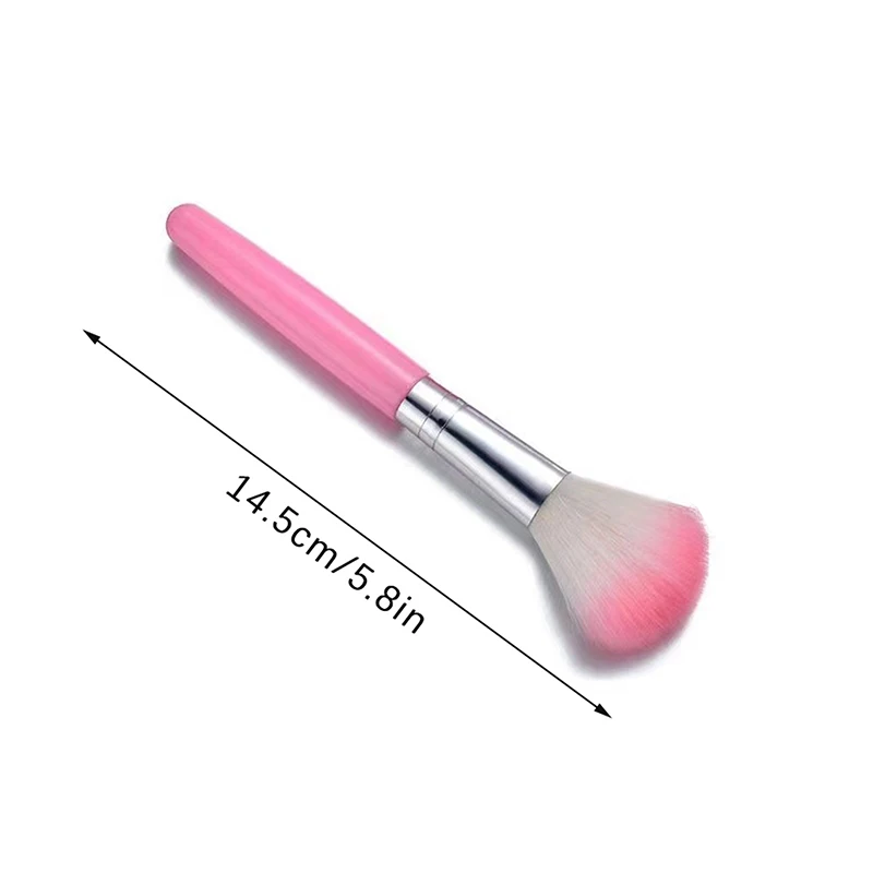 1 個ネイルアートブラシクリーニングブラシダスト除去ブラシ UV ジェルポリッシュクリーニングツール美容メイクブラシマニキュアアクセサリー