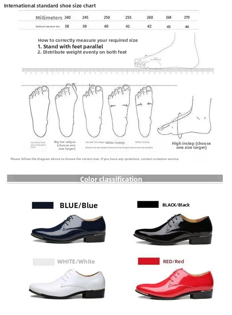 Italian Oxford Patent Leather Men's Dress Shoes Close-up Diamond Detail