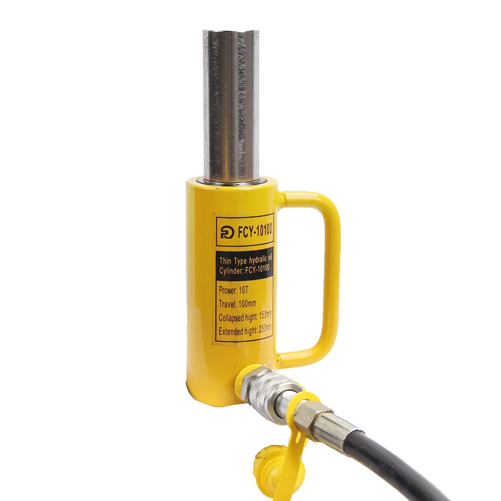 ODE TOOLS Manufacturer 100 Ton Heavy Duty Long Type Hydraulic Jack Cylinder FCY-100150