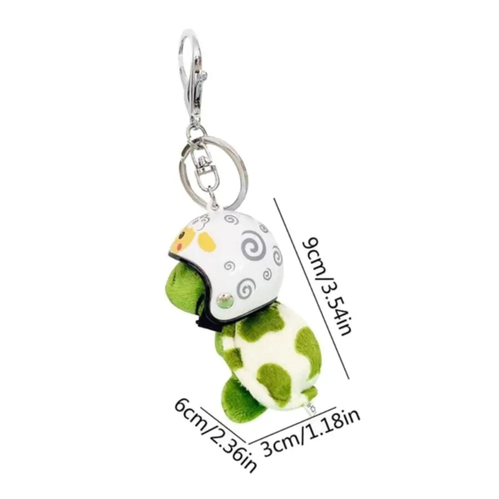 Porte-clé Tortue de Mer en Coton PP, Ornements de Dessin Animé, Pendentif de Sac, Casque, en Peluche, JOWomen