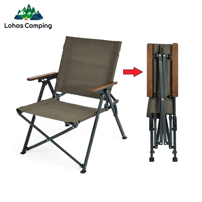 

lohascamping 2026 new camping chair quick open portable 120KG high load outdoor seat folding travel fishing garden Kermit chairs