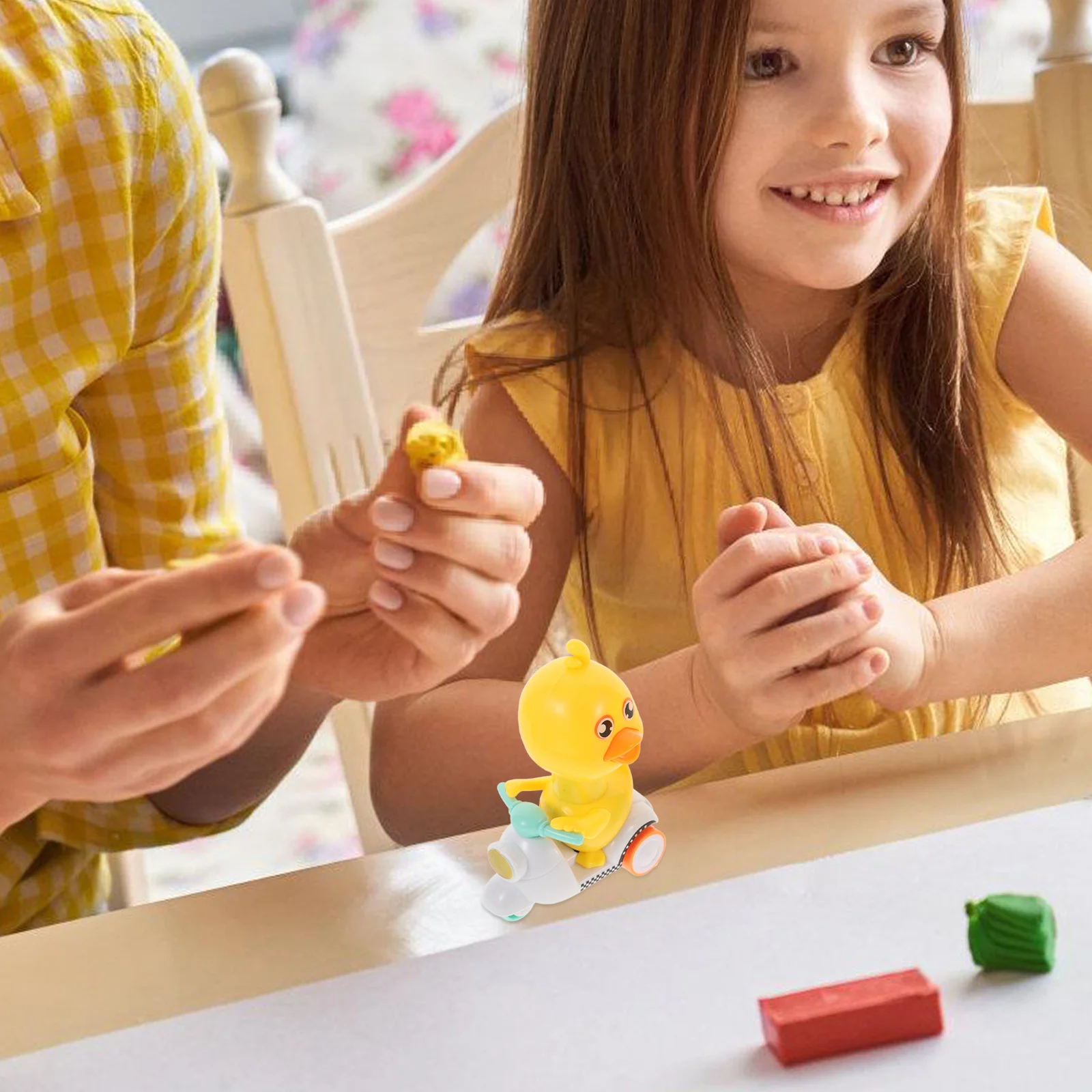 Mini vehículo de coche extraíble de pato para niños, educativo de aprendizaje temprano para bebés, No necesita, regalo divertido para jugar, 2 uds.