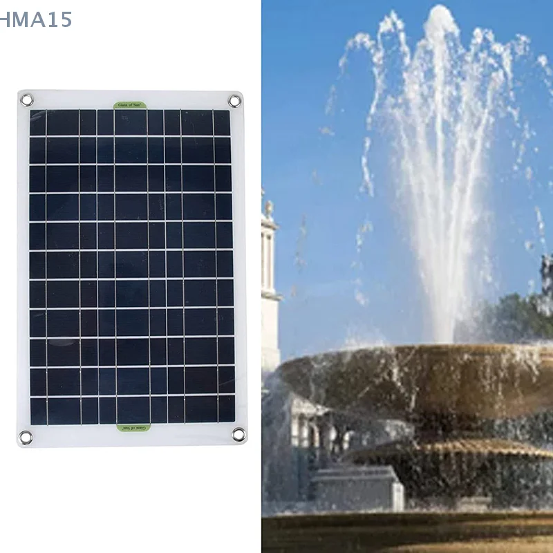 1台 50W ソーラーウォーターポンプ ブラシレスソーラーパネル 魚 水 プールキット ガーデンデコレーション プール駆動 ガーデン噴水デコレーション