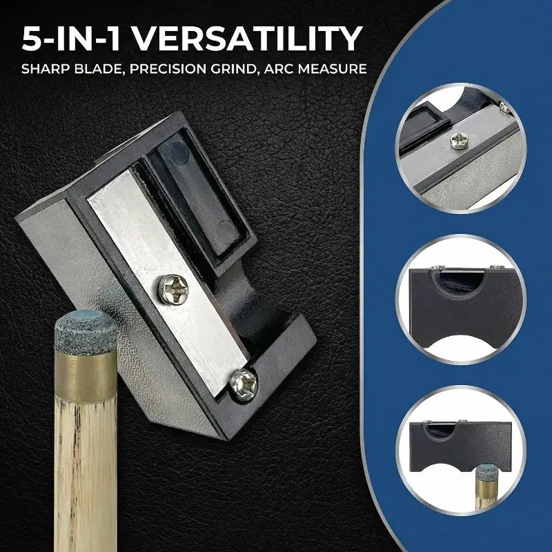 New 6-In-1 Billiard-Equipment Billiard Cue Head Repair Tool Multi-Functional Leather Cleaning Polishing Needling ToolsAcc