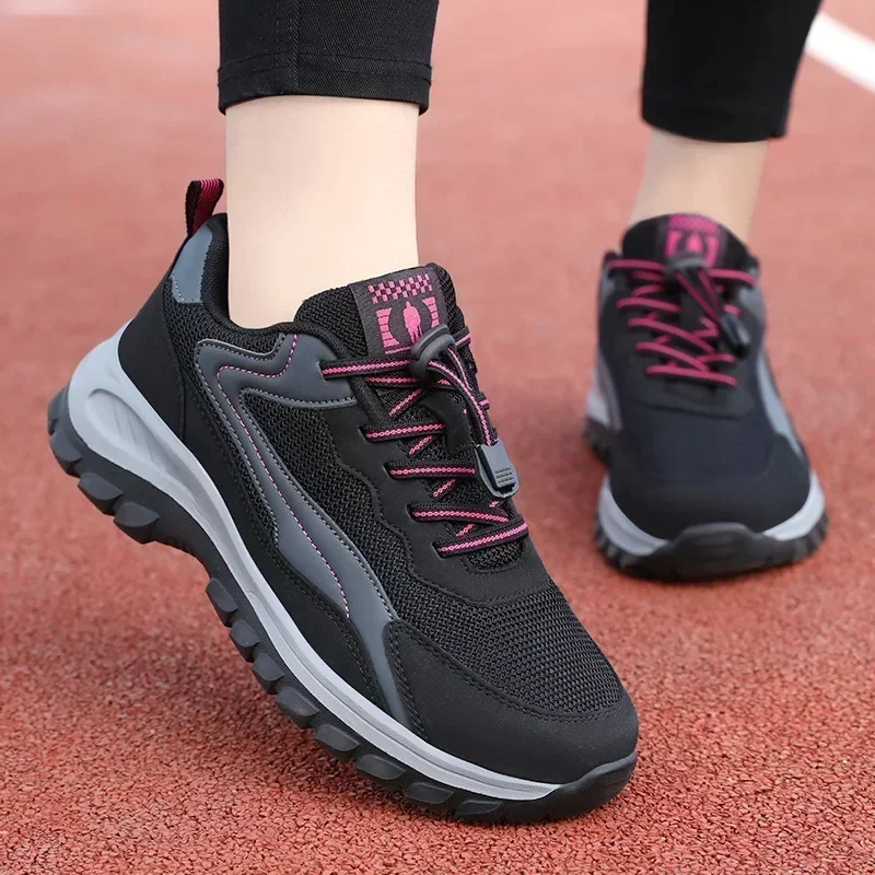 Walking Tennis Women\'s Shoes Spring and Autumn New Women\'s Training Running Sports Shoes Casual Hiking Shoes