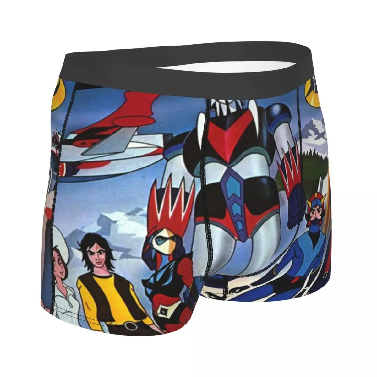 شخصيات الرجال سراويل داخلية للرجال السروال UFO روبوت Goldrake Grendizer الخيال العلمي أنيمي تنفس للغاية عالية الجودة هدايا عيد الميلاد