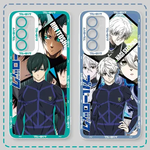 Miękkie etui komiksowe BLUE LOCK na Samsung Galaxy A55 A25 A35 A54 A34 A15 A24 A14 A53 A33 A13 A05 A05S 5G A23 A32 A52 A52S, tylna obudowa