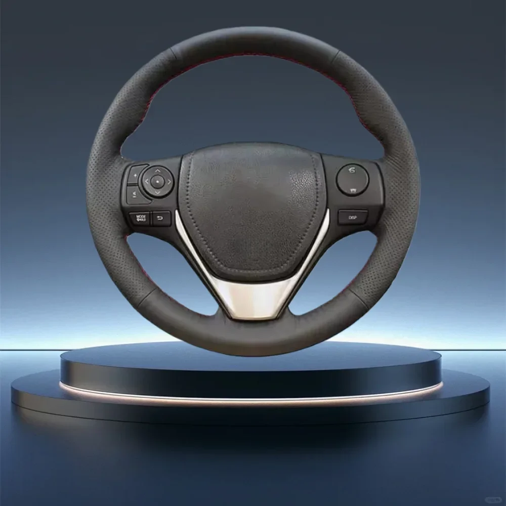 

Braid Microfiber Leather Car Steering Wheel Cover For Toyota E'Z RAV4 2013-2019 Corolla 2013-2017 Auto Lnterior Accessories