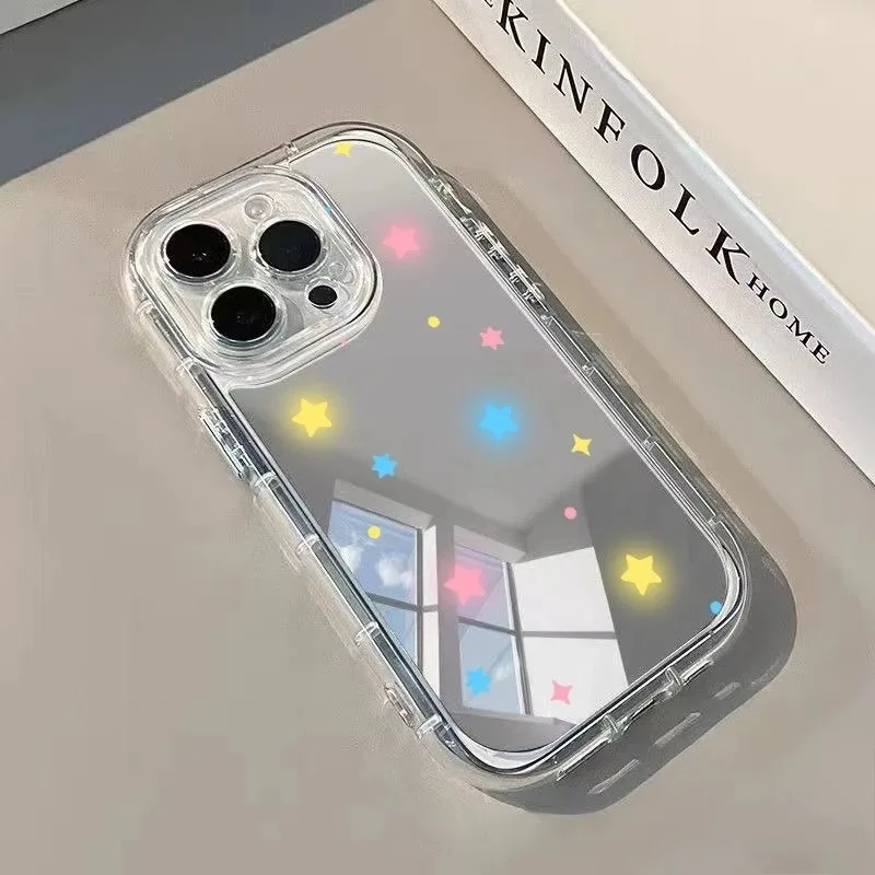 

Для OPPO A80 A5 A3 Pro A3i Plus A36 A58X A57 A79 A78 A77 A76 A56S A15S A98 A97 A96 A94 Чехол для телефона Звезды Зеркальный цветной чехол