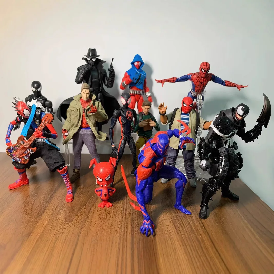 

Spider-Man Across the Spider-Verse Gwen Miles Morales Models Collection Ornaments KO Action Figure Toy Gift