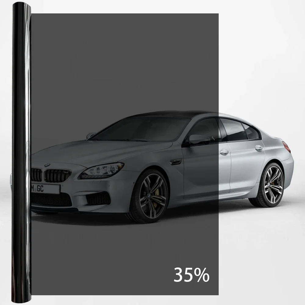 50cmx 3/6M Auto Raam Privacy Tint Film Auto Vinyl Anti Look Glazen Sticker Folies Keramische Zomer Zonne-Uv Beschermer Spiegel Films