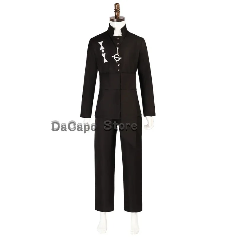 

asdh8@Band Fans Ghost Roleplay cosplay Aether Nameless Ghoul Costume Black Suit Guitarist Clothes Uniform Sexy Halloween